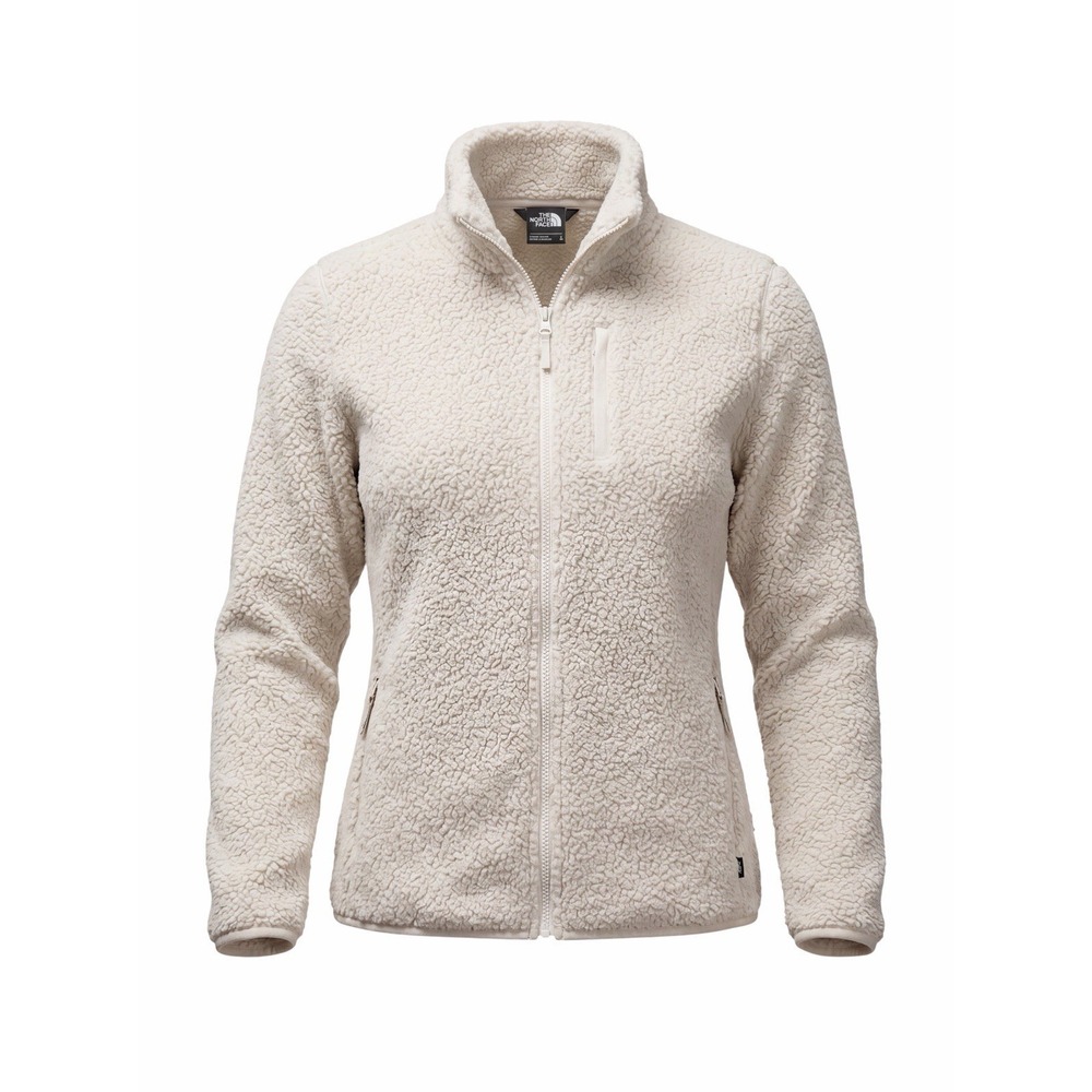 Eddie Bauer Women's Xl Warm Soft Cozy Fleece Jacket Beige/cream